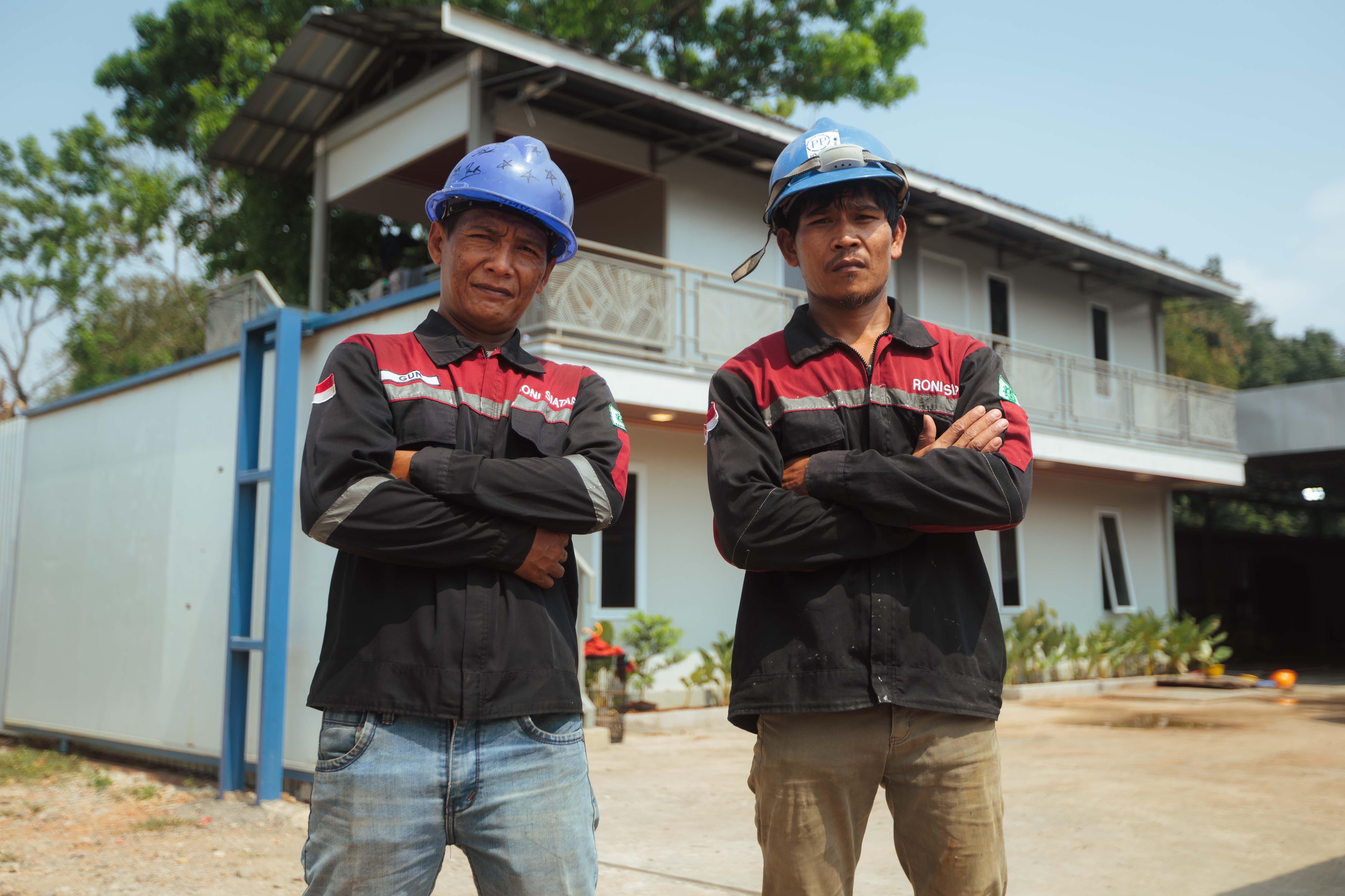 Lis Group Cibinong workshop fabrication view 1